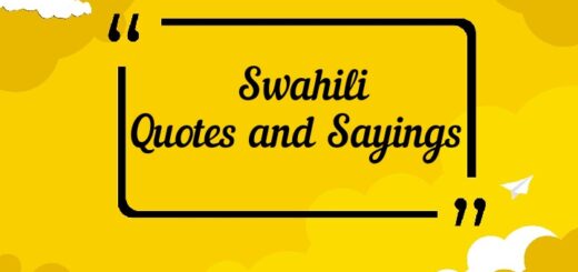 Swahili quotes