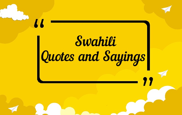 Swahili quotes